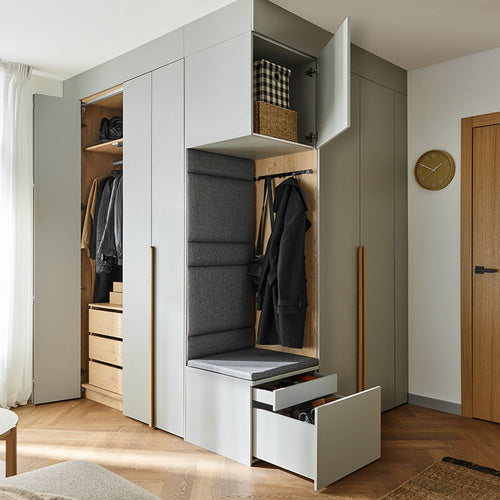 Stor cabinet system Hallway furniture szett shoe seat 240 Stor bútorszett