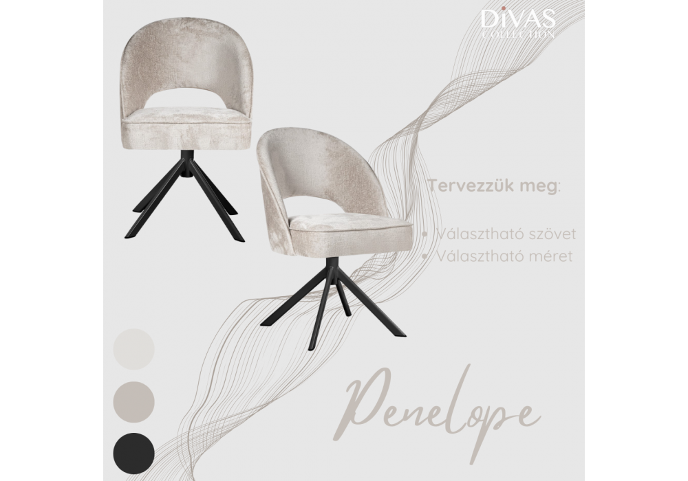 Penelope  étkezőszék - bútorok - Divas lakberendezés