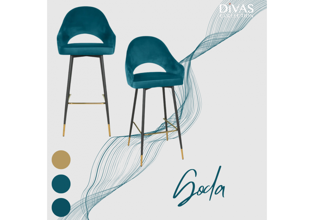 Goda bárszék -  étkezőszék - bútorok - Divas lakberendezés