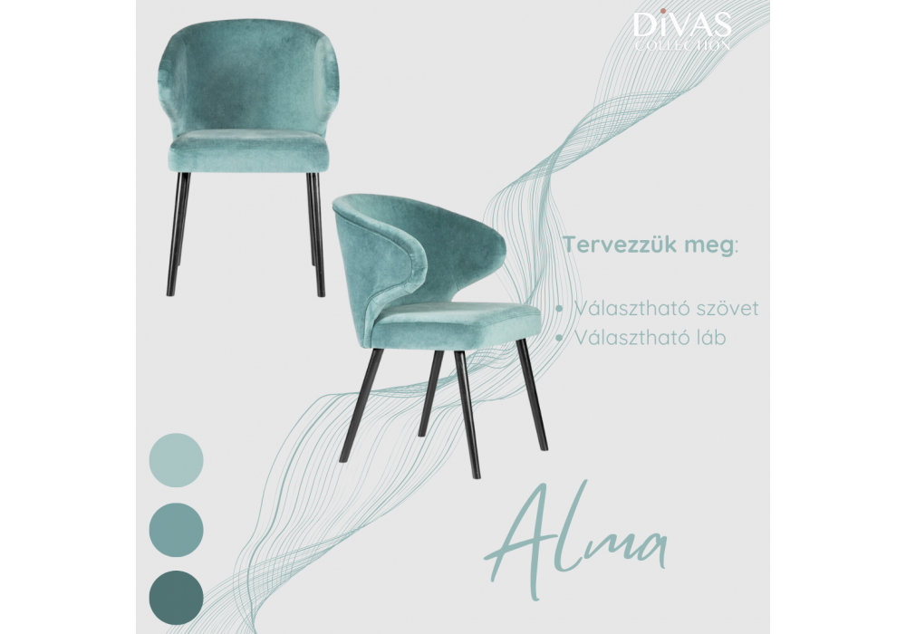 Alma  étkezőszék - bútorok - Divas lakberendezés