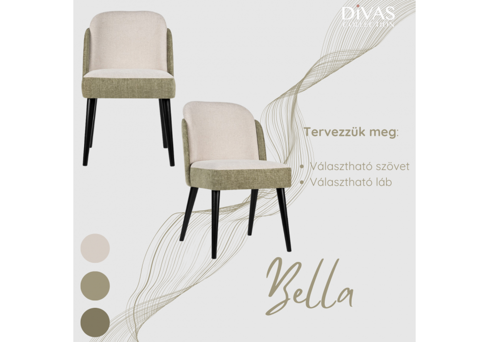 Bella Supreme  étkezőszék - bútorok - Divas lakberendezés