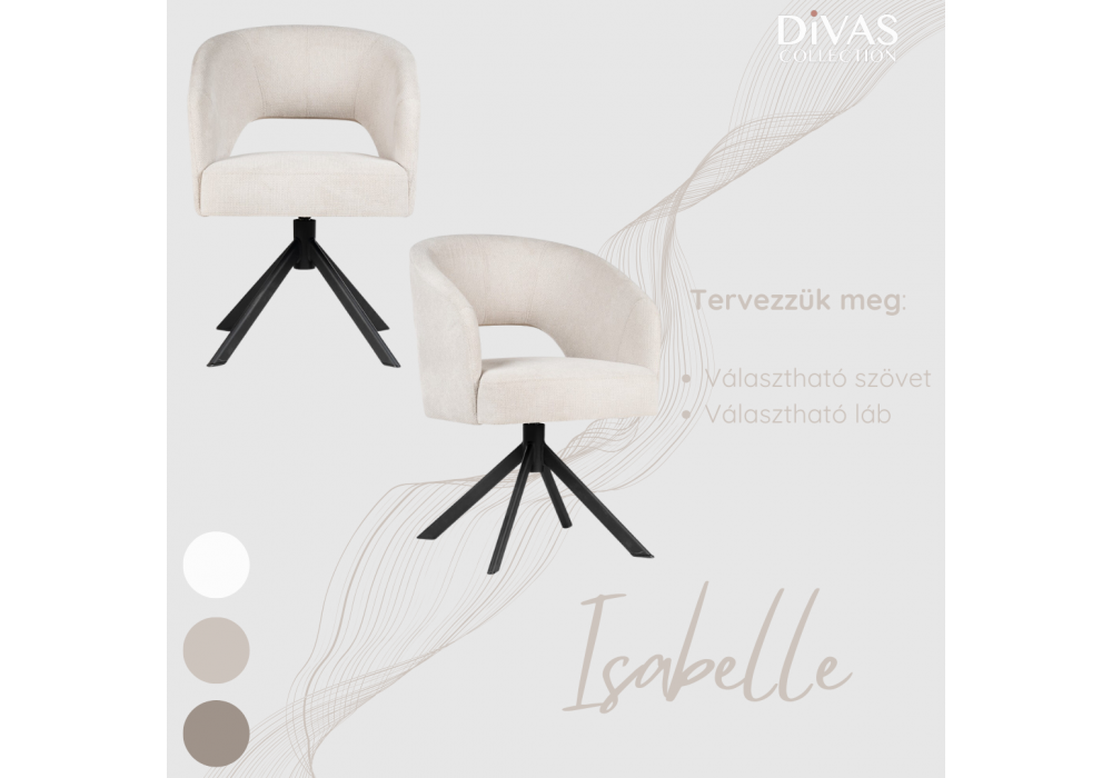 Isabelle Supreme  étkezőszék - bútorok - Divas lakberendezés