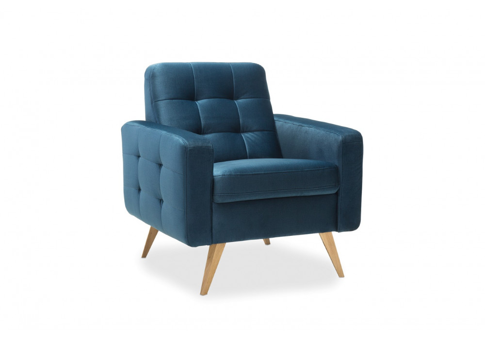 Gala Nappa fotel kék Aquaclean szövettel