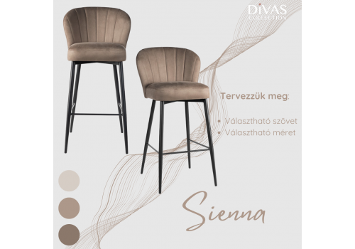 Sienna bárszék -  étkezőszék - bútorok - Divas lakberendezés