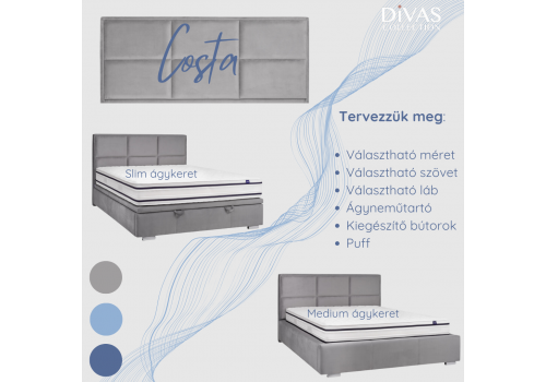 Costa tervezhető ágy