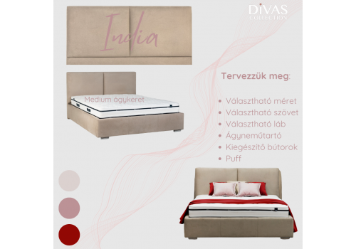 India tervezhető ágy
