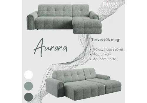 Aurora sarokkanapé 