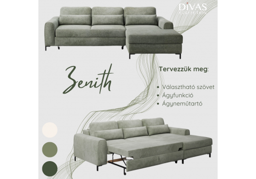 Zenith sarokkanapé 
