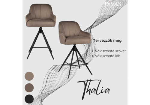 Thalia bárszék -  étkezőszék - bútorok - Divas lakberendezés