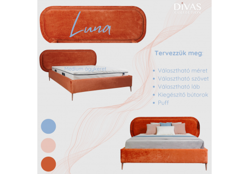 Luna tervezhető ágy