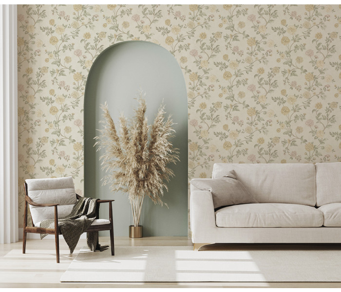 AMA ZAMBAITI PARATI Satin Flowers tapétakönyv