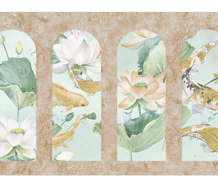 AMA ZAMBAITI PARATI Satin Flowers tapétakönyv