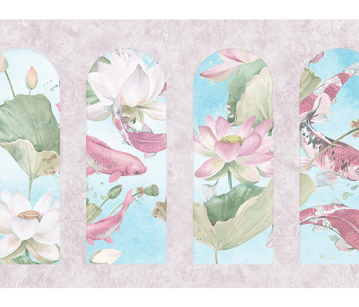 AMA ZAMBAITI PARATI Satin Flowers tapétakönyv