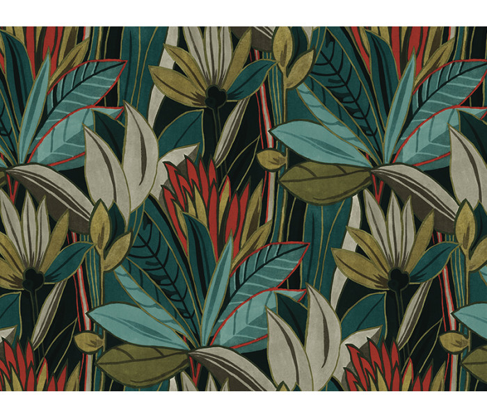 AMA ZAMBAITI PARATI Satin Flowers tapétakönyv