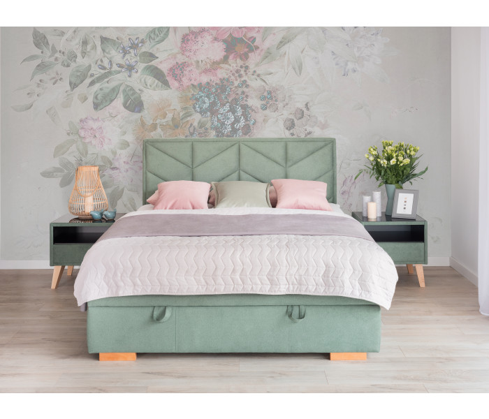 Alma tervezhető egyedi kárpitozott  ágy - Divas Lakberendezés