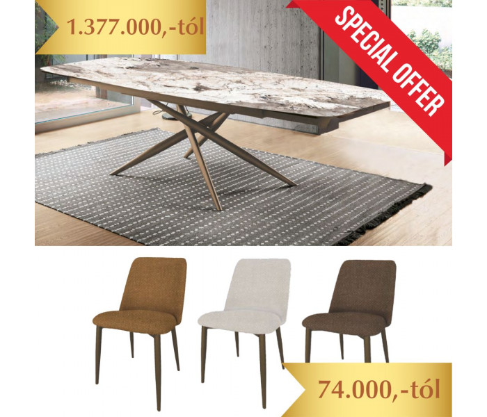 Chantal & Diamond étkezőasztal  