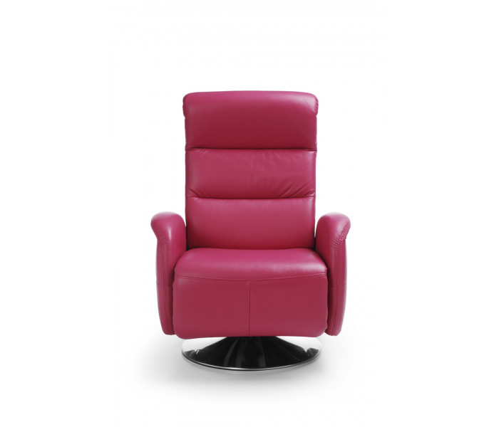 Gala Arosa fotel rózsaszín bőrrel