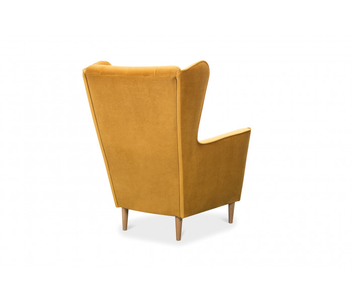 Gala Fido fotel sárga Aquaclean szövettel