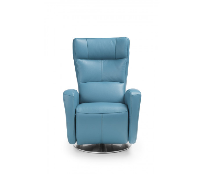 Gala Inari fotel kék bőrrel