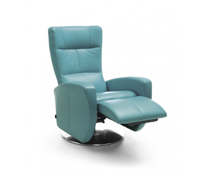 Gala Inari fotel kék bőrrel