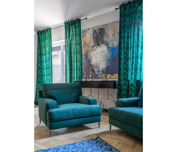 Gala Monday fotel zöld Aquaclean szövettel