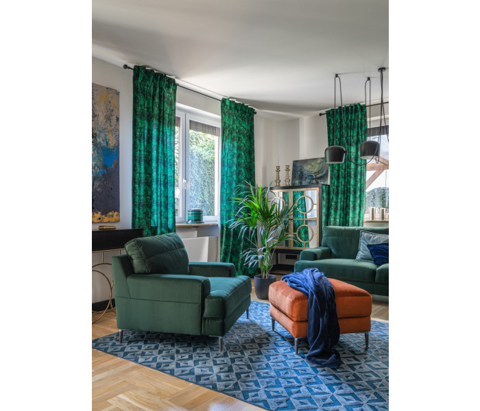 Gala Monday fotel zöld Aquaclean szövettel