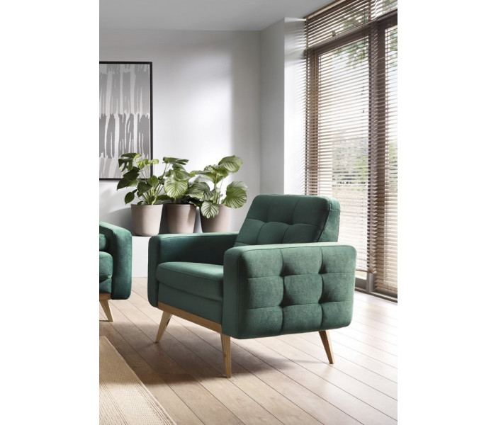 Gala Nova fotel zöld Aquaclean szövettel