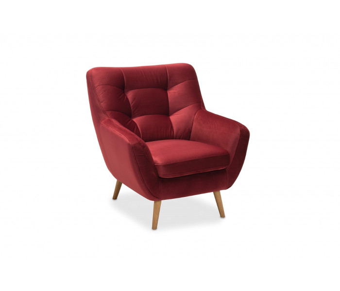 Gala Scandi fotel bordó Aquaclean szövettel