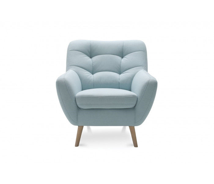 Gala Scandi fotel kék Aquaclean szövettel