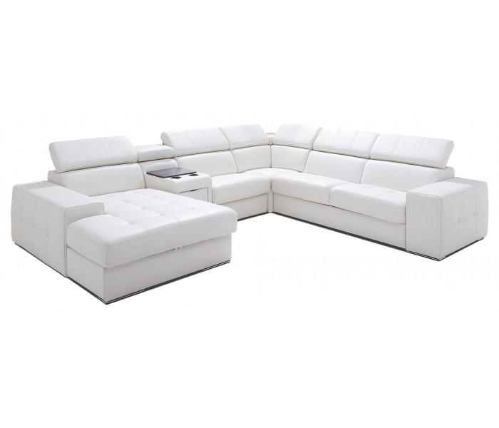 Gala Girro moduláris kanapé fehér bőrrel Gala Girro moduláris kanapé fehér bőrrel