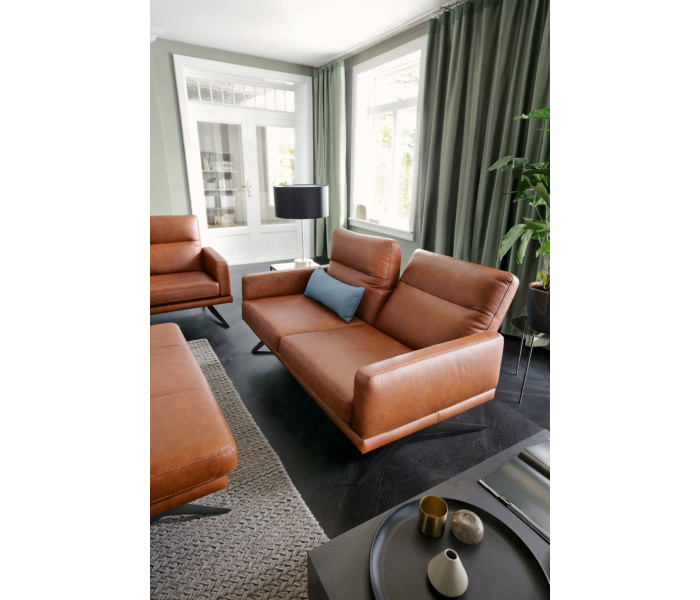 Gala Genova kanapé barna bőrrel