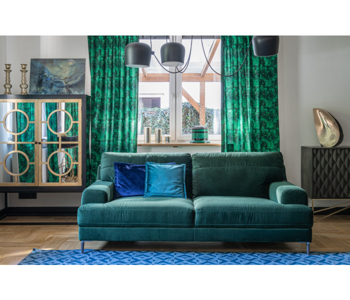 Gala Monday kanapé zöld Aquaclean szövettel