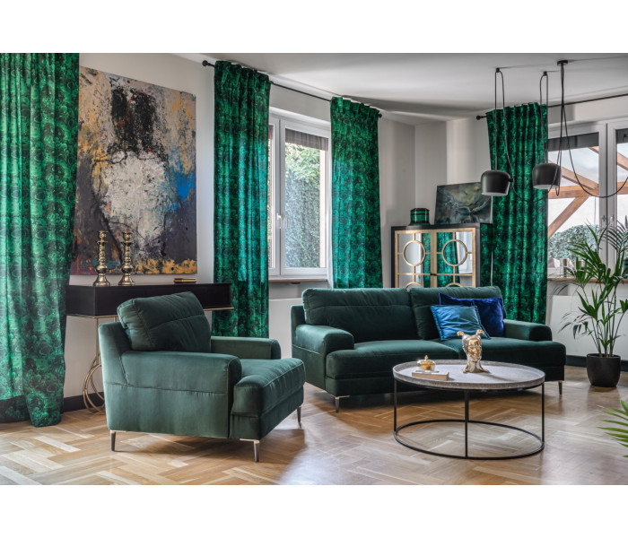 Gala Monday kanapé zöld Aquaclean szövettel