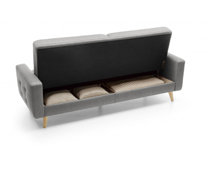 Gala Nappa kanapé szürke Aquaclean szövettel