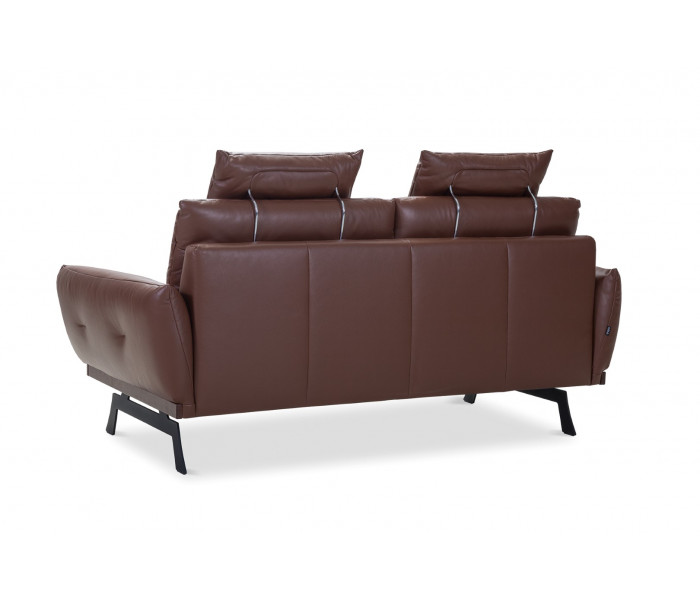 Gala Nicea kanapé barna bőrrel