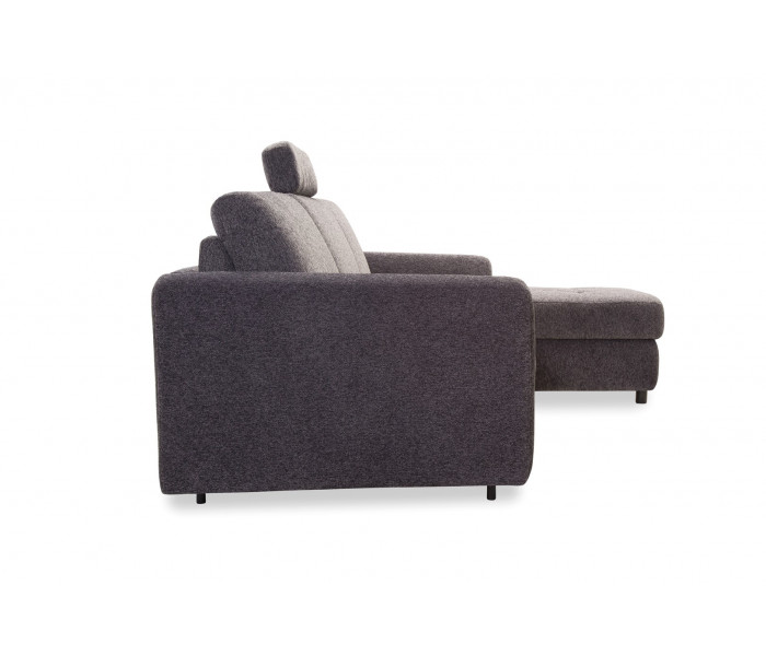 Gala Olbia sarokkanapé szürke szövettel