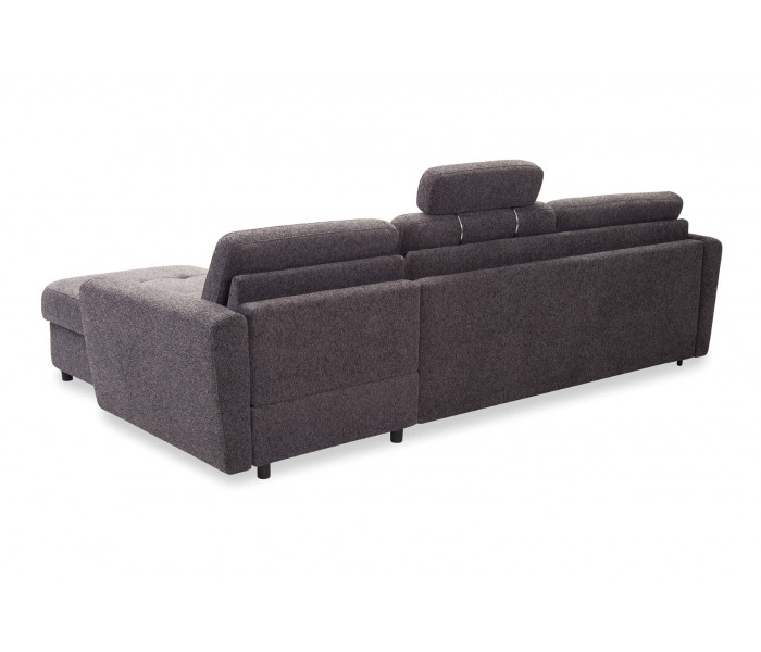 Gala Olbia sarokkanapé szürke szövettel