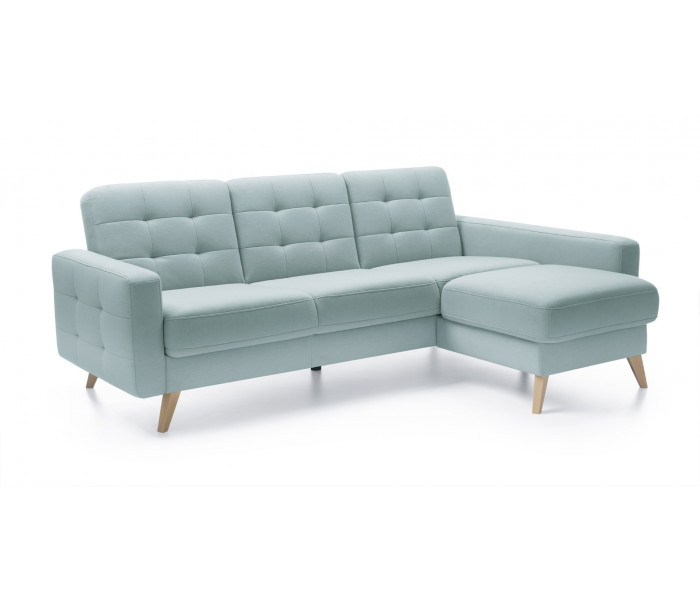 Gala Nappa sarokkanapé kék Aquaclean szövettel