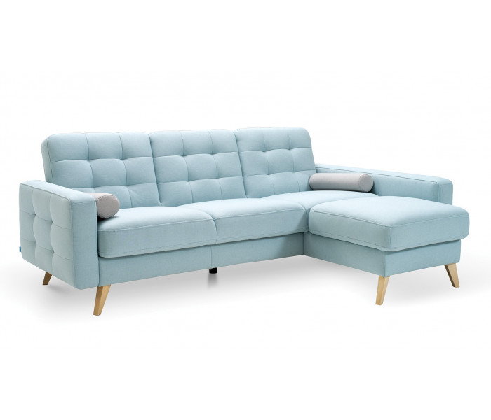 Gala Nappa sarokkanapé kék Aquaclean szövettel