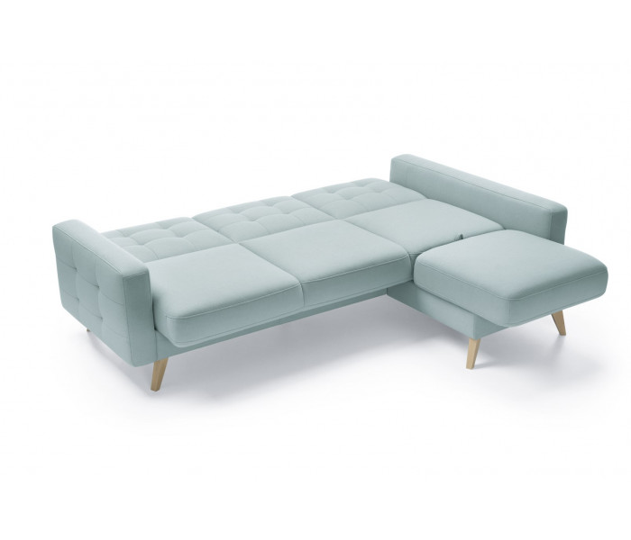 Gala Nappa sarokkanapé kék Aquaclean szövettel