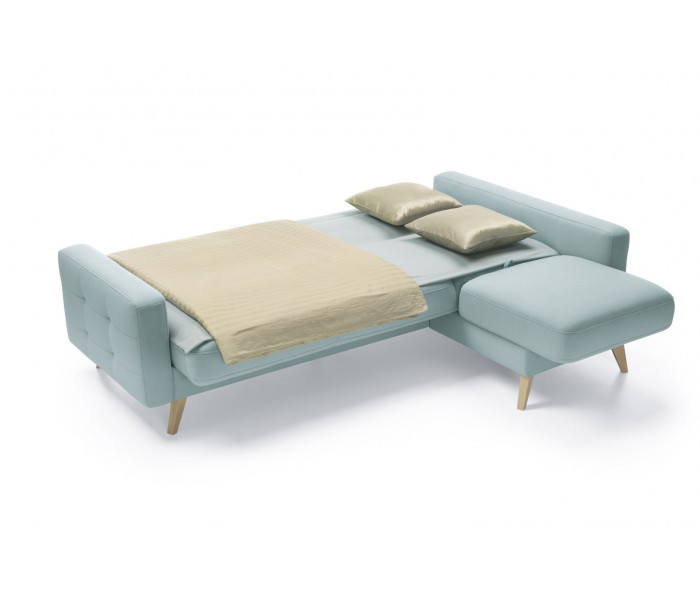 Gala Nappa sarokkanapé kék Aquaclean szövettel