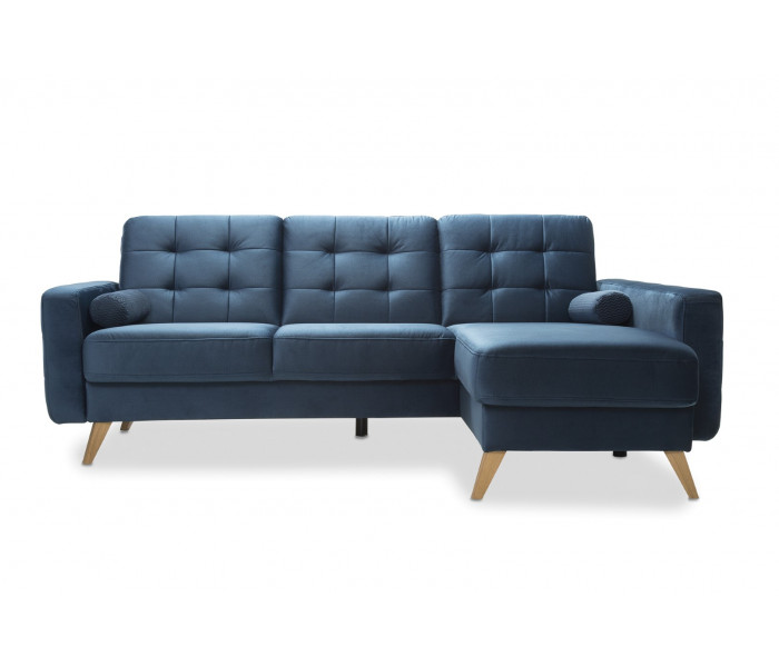 Gala Nappa sarokkanapé kék Aquaclean szövettel