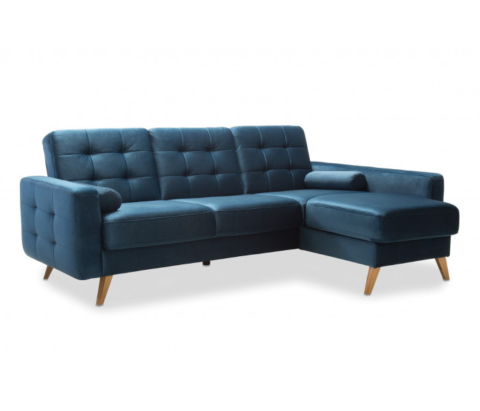 Gala Nappa sarokkanapé kék Aquaclean szövettel