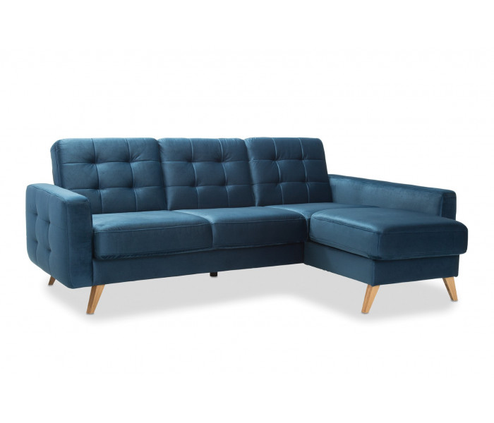 Gala Nappa sarokkanapé kék Aquaclean szövettel