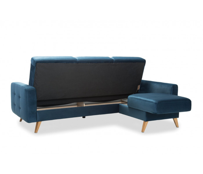 Gala Nappa sarokkanapé kék Aquaclean szövettel