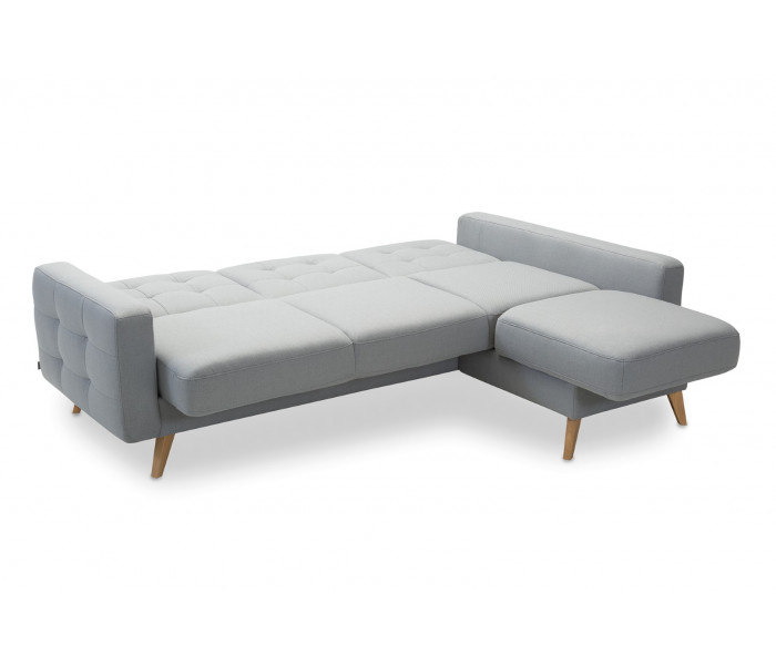 Gala Nappa sarokkanapé szürke Aquaclean szövettel