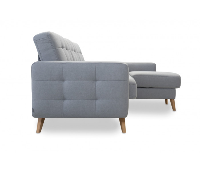 Gala Nappa sarokkanapé szürke Aquaclean szövettel