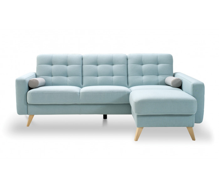 Gala Nappa sarokkanapé kék Aquaclean szövettel