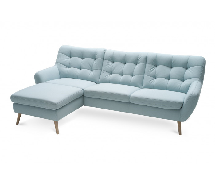 Gala Scandi sarokkanapé kék Aquaclean szövettel