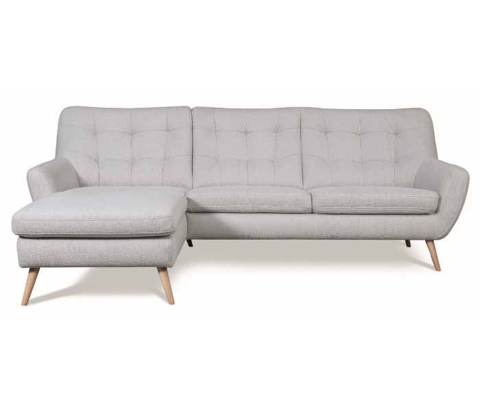 Gala Scandi sarokkanapé bézs Aquaclean szövettel